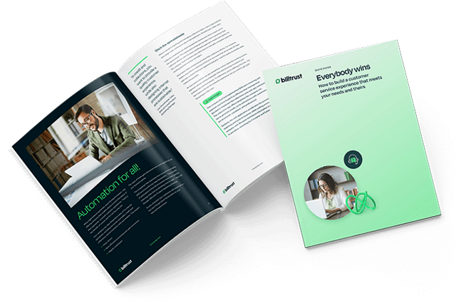 Build a customer service experience that meets your needs and theirs white paper mockup