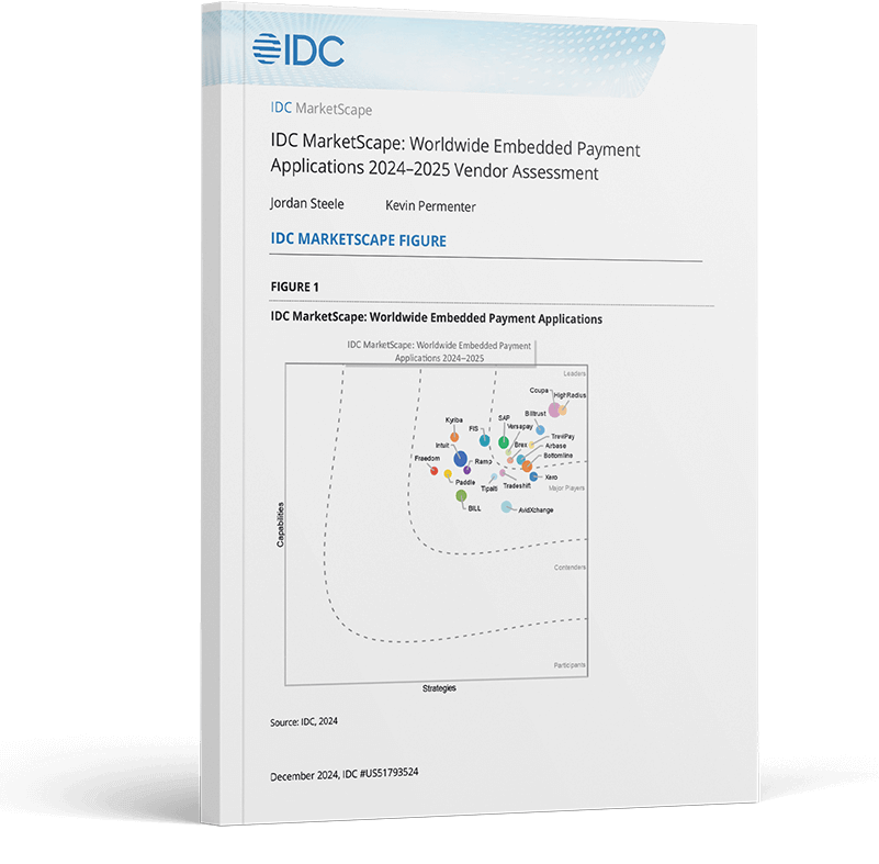 IDC Marketscape Payment Applications report cover