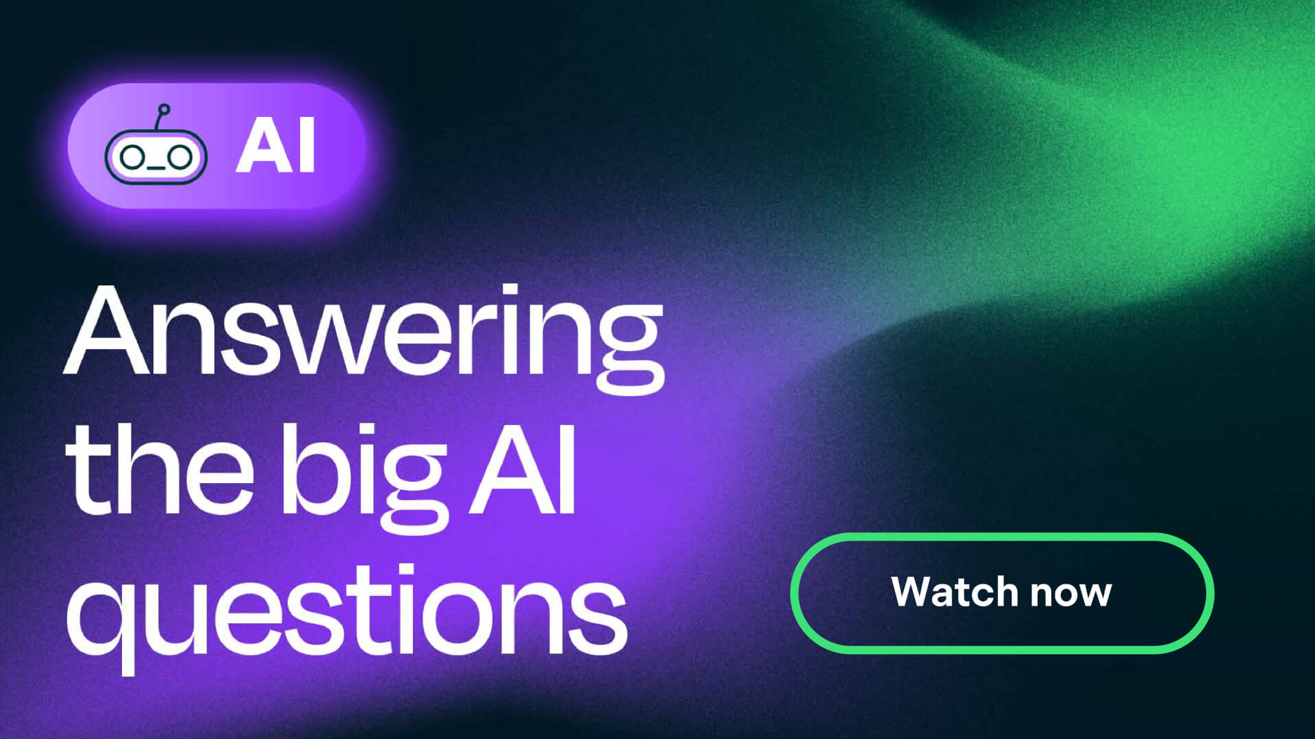 Answering the big AI questions Video thumbnail