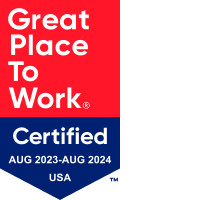 Great Place to Work Certified 2023-2024 USA Badge