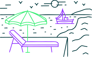 Beach illustration